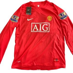 Manchester United 2008 Home Retro #7 Ronaldo Jersey